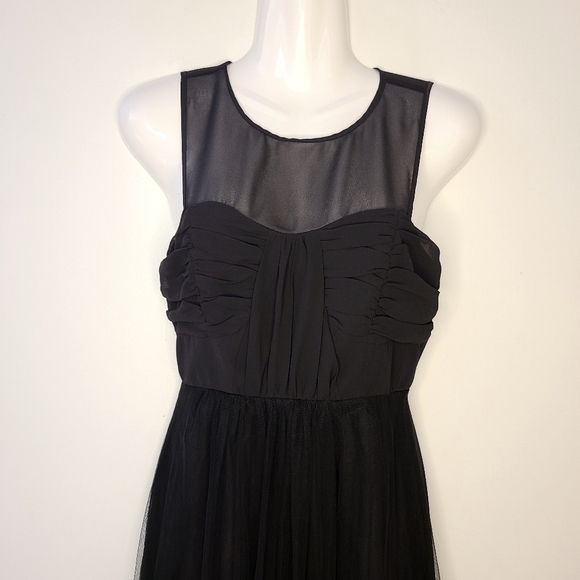 BCBG Black Tulle Dress, Size 0, NWT - Picture 2 of 11